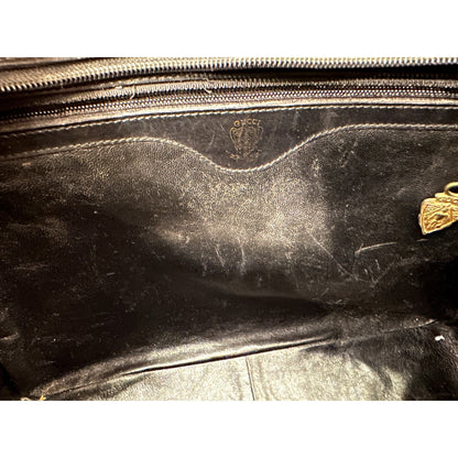 Gucci Ophidia Black Leather Top Handle Handbag