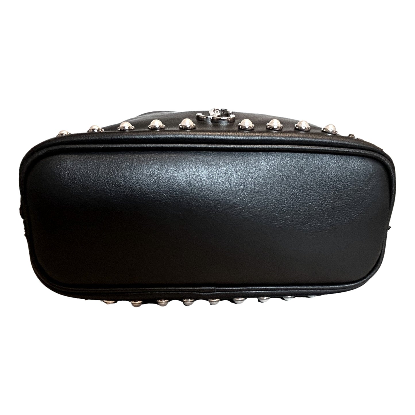 Jimmy Choo Marcheline Pearl Small Bucket Crossbody Bag Black