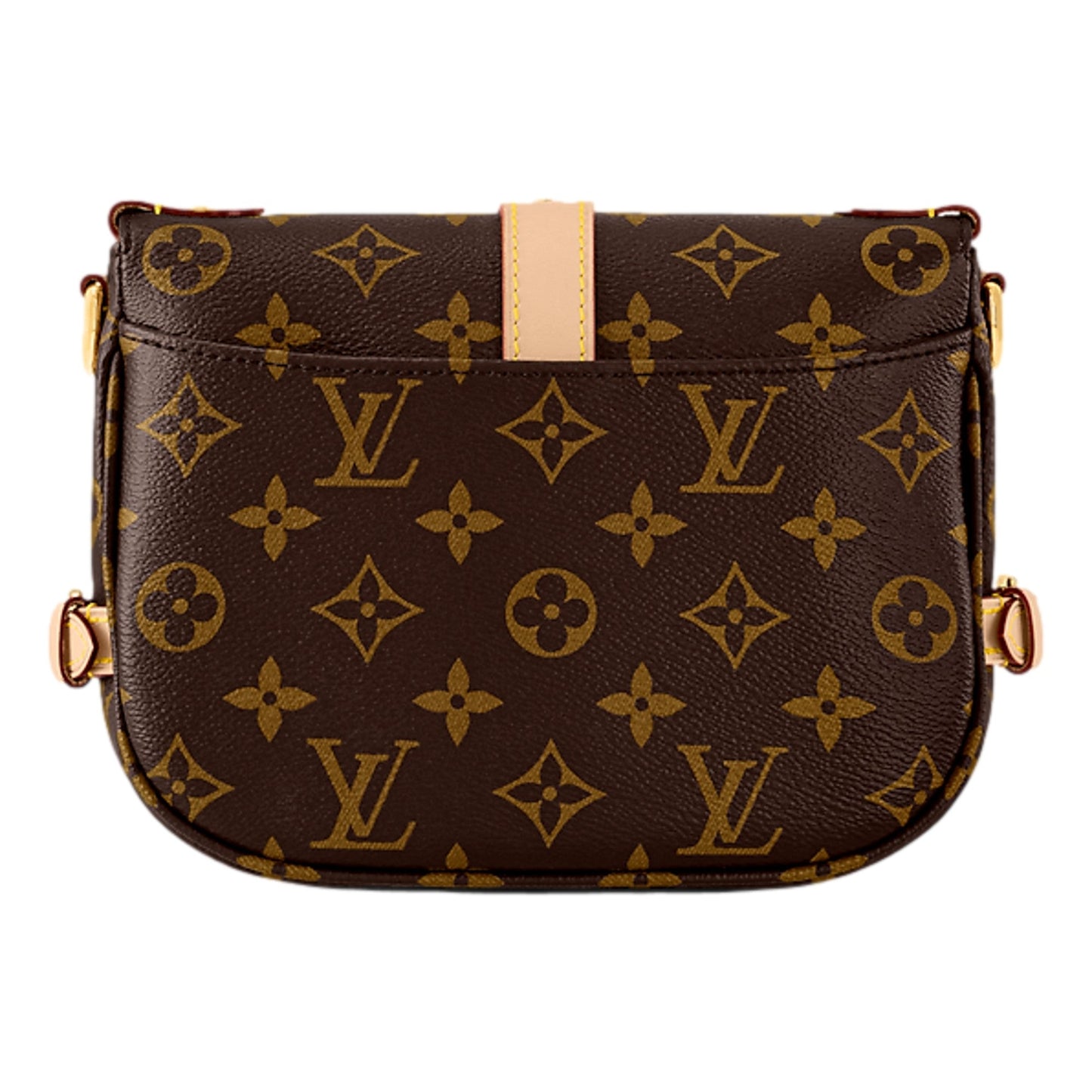 Louis Vuitton Saumur Saddle Handbag Original Monogram Canvas BB