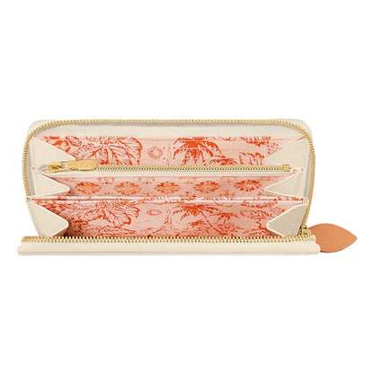 Louis Vuitton By The Pool Monogram Giant Zippy Long Wallet Coral