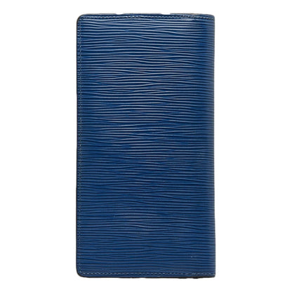 Louis Vuitton Toledo Blue Epi Leather Long Bi-fold Wallet