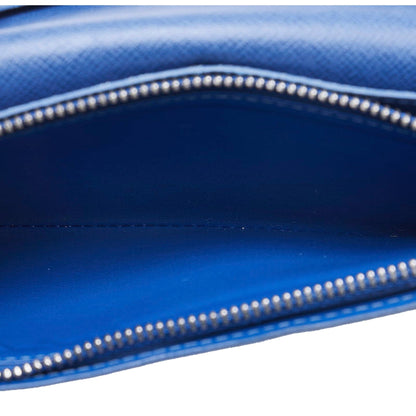 Louis Vuitton Toledo Blue Epi Leather Long Bi-fold Wallet