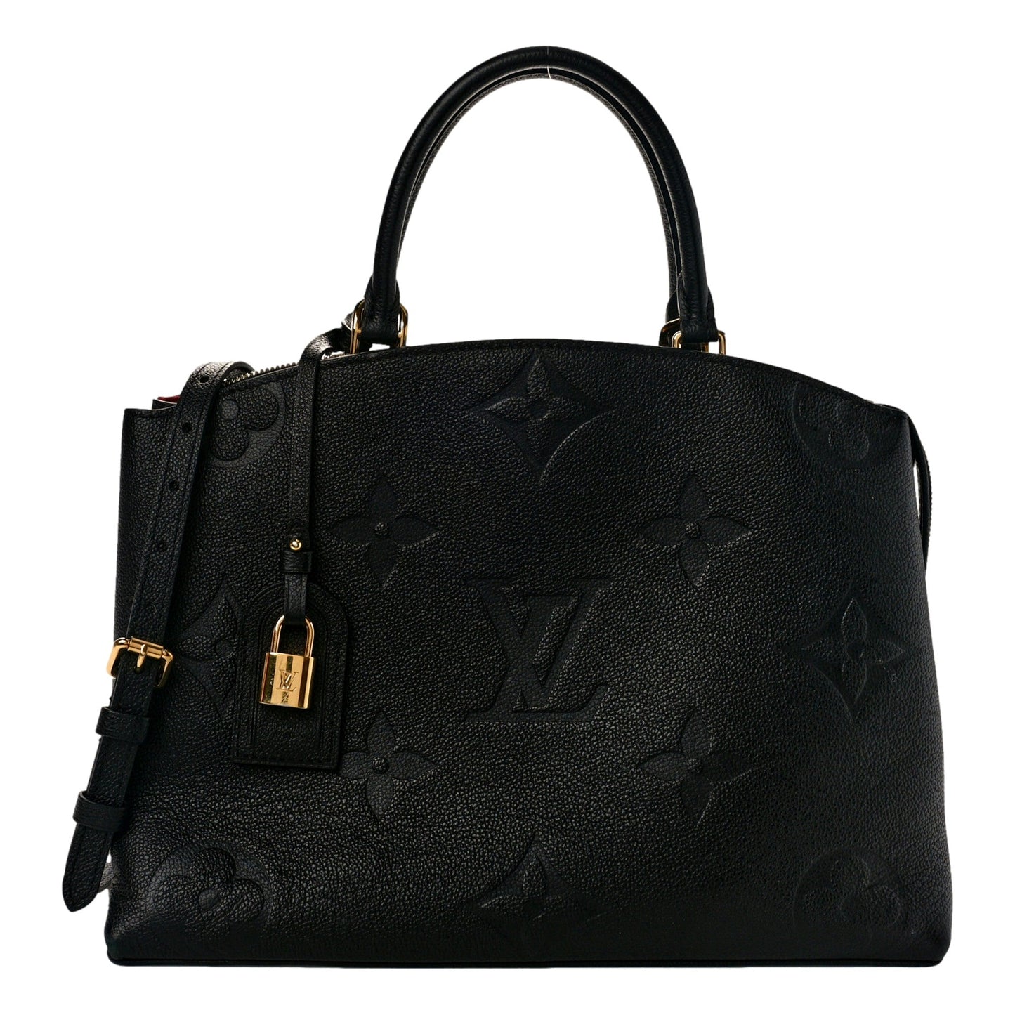 Louis Vuitton Monogram Giant Empreinte Grand Palais Satchel Black