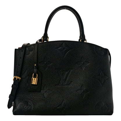 Louis Vuitton Monogram Giant Empreinte Grand Palais Satchel Black