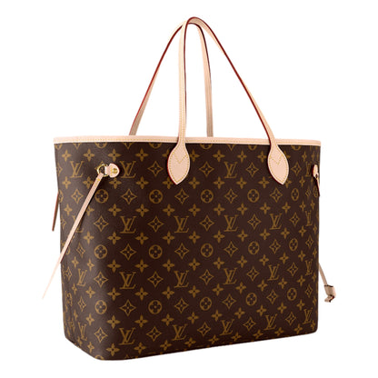 Louis Vuitton Neverfull Brown Tote Monogram Canvas GM