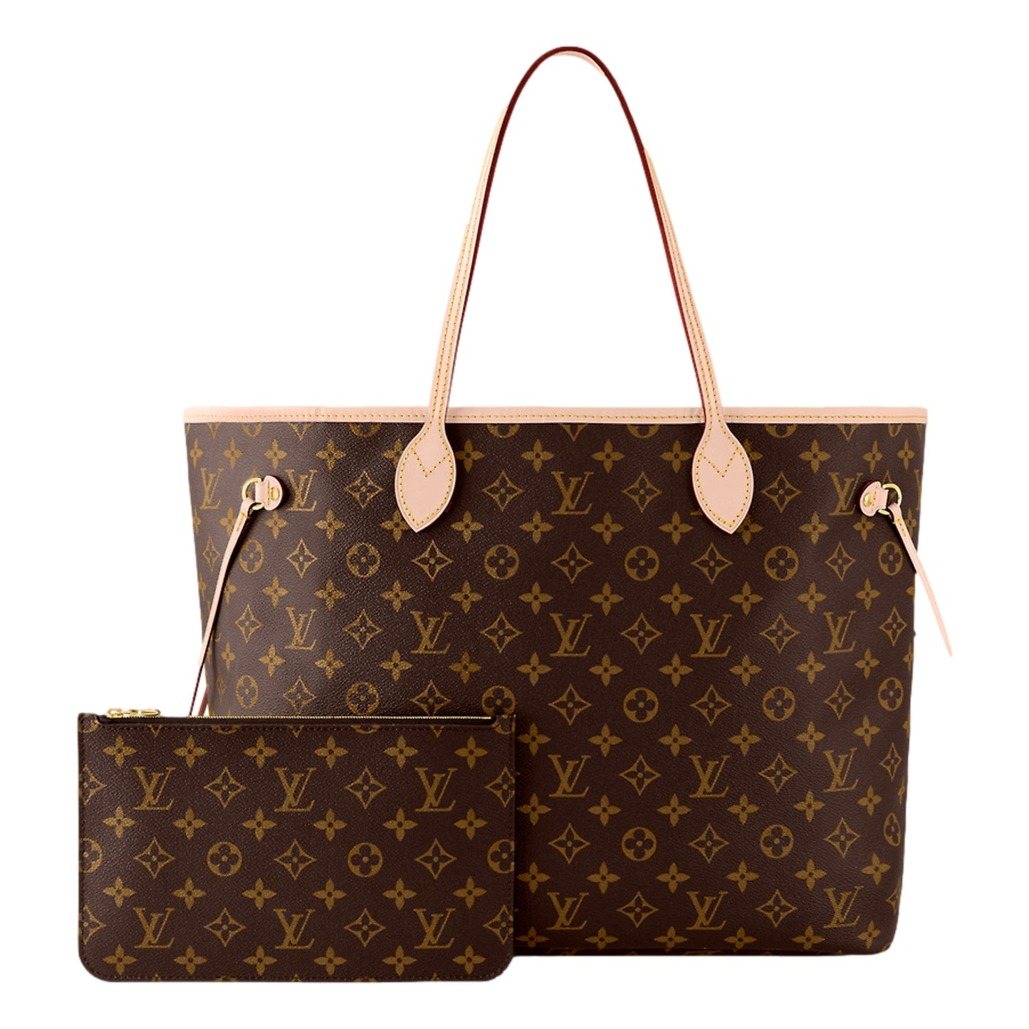 Louis Vuitton Neverfull Brown Tote Monogram Canvas MM