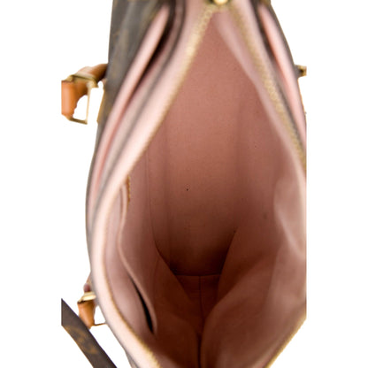 Louis Vuitton Pallas BB Monogram with Pink Leather Cross Body Bag