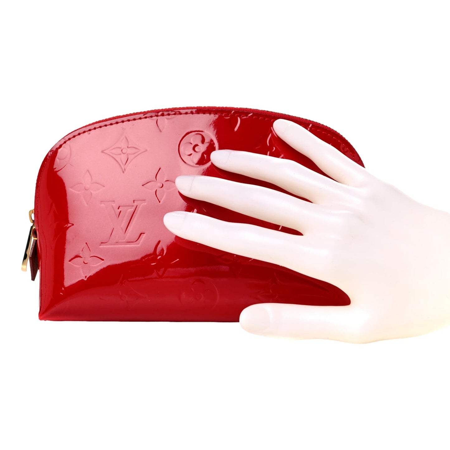 Louis Vuitton Vernis Cosmetic Pouch Cherry