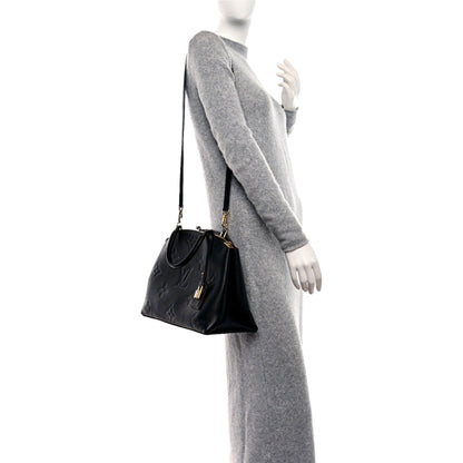 Louis Vuitton Monogram Giant Empreinte Grand Palais Satchel Black