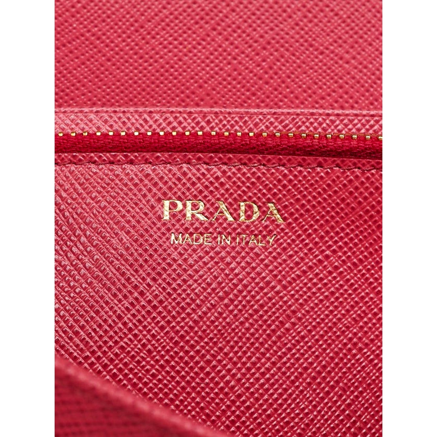 Prada Continental Flap Wallet With Detachable Chain Card Case Peonia+Begonia Pink