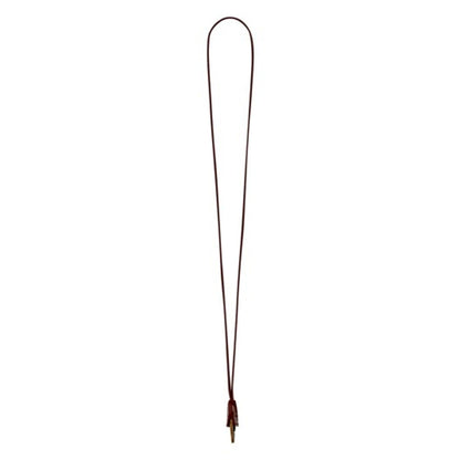 Saint Laurent Opyum Red Patent Leather Heart Keyring Necklace