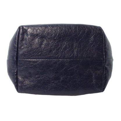 Balenciaga Arena Blue Lambskin Leather Flap Messenger Bag