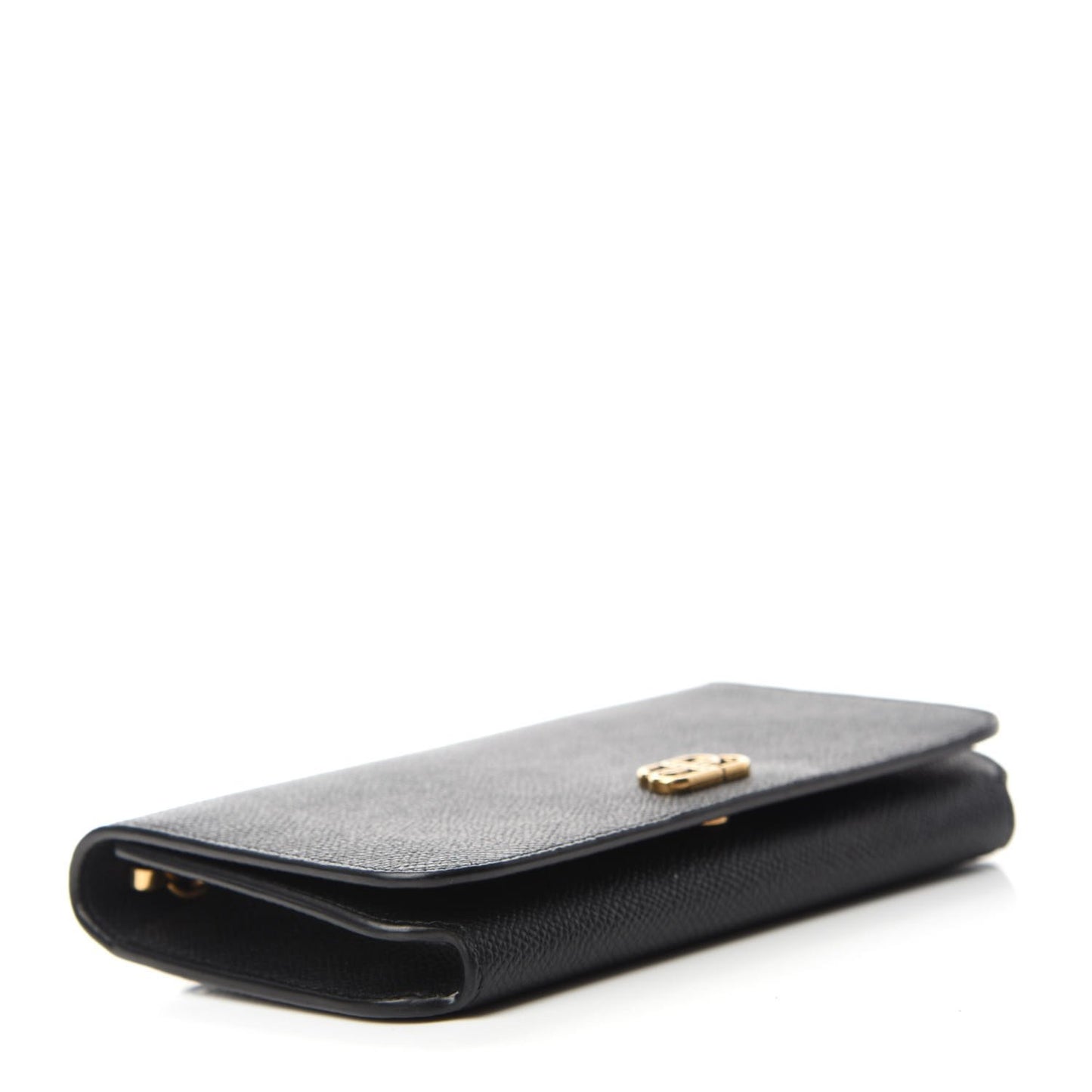 Balenciaga BB Grained Calfskin Black Wallet On Chain Cross Body