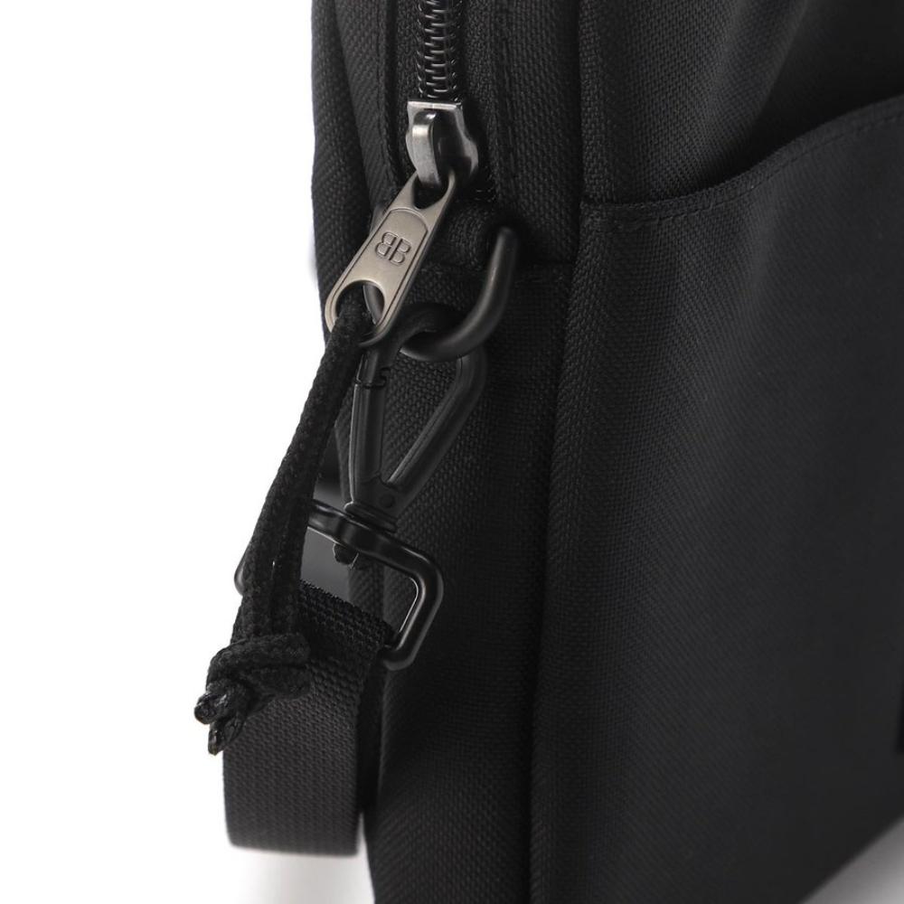 Balenciaga Explorer Black Nylon Tablet Holder Shoulder Bag 618377