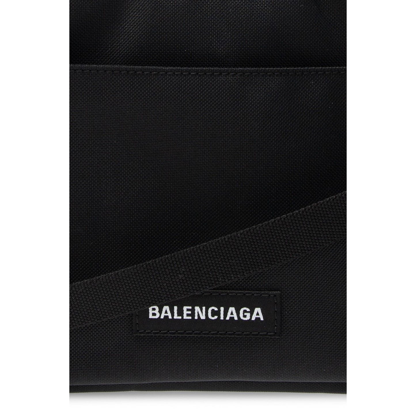 Balenciaga Explorer Black Nylon Tablet Holder Shoulder Bag 618377