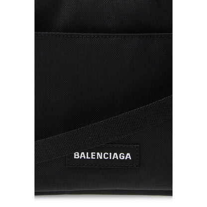 Balenciaga Explorer Black Nylon Tablet Holder Shoulder Bag 618377