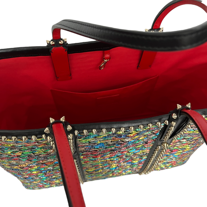 Christian Louboutin Cabata Summer Straw Calf Paris 1205213