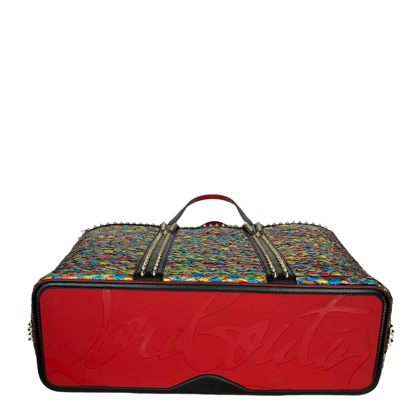 Christian Louboutin Cabata Summer Straw Calf Paris 1205213