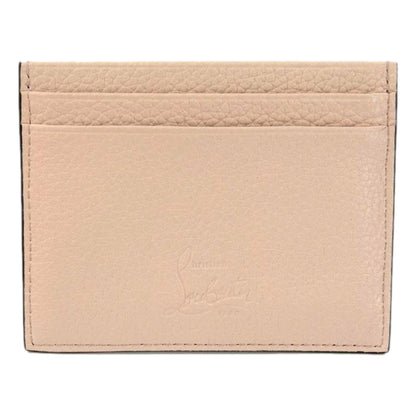 Christian Louboutin Kios Loubisky Spike Pink Leather Card Holder