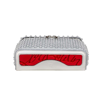 Christian Louboutin Kypipouch Spike Ivory Leather Crossbody