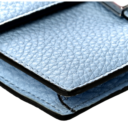 Fendi Baguette Sky Blue Leather Crossbody Belt Bag