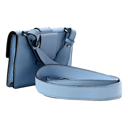 Fendi Baguette Sky Blue Leather Crossbody Belt Bag