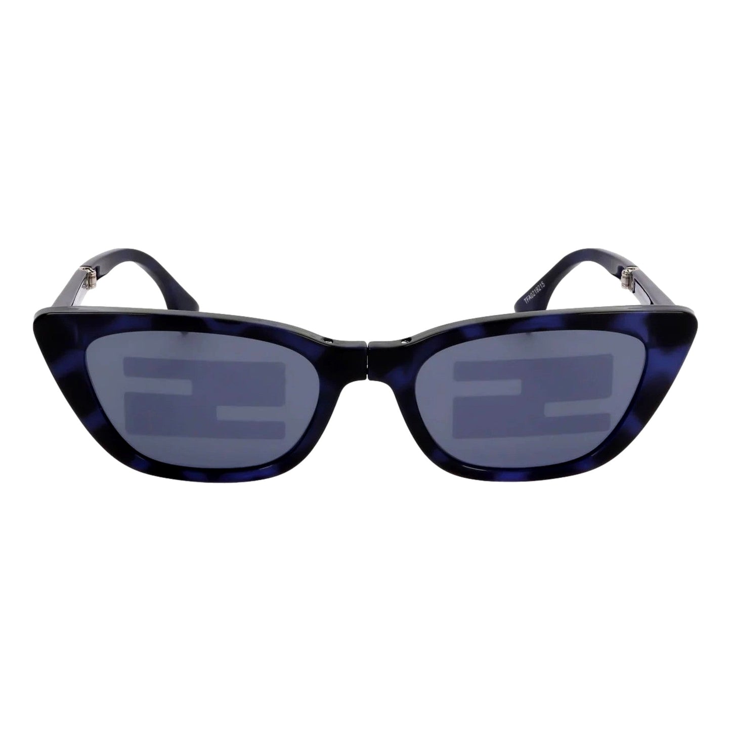 Fendi Women's Injected Touch of FF Blue Havana Sunglasses