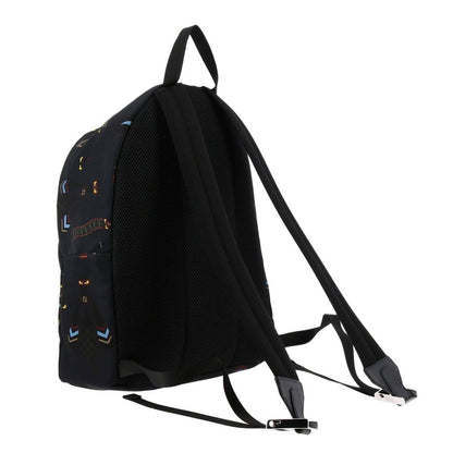 Fendi Super Bugs Navy Blue Nylon Backpack Bag 7VZ043