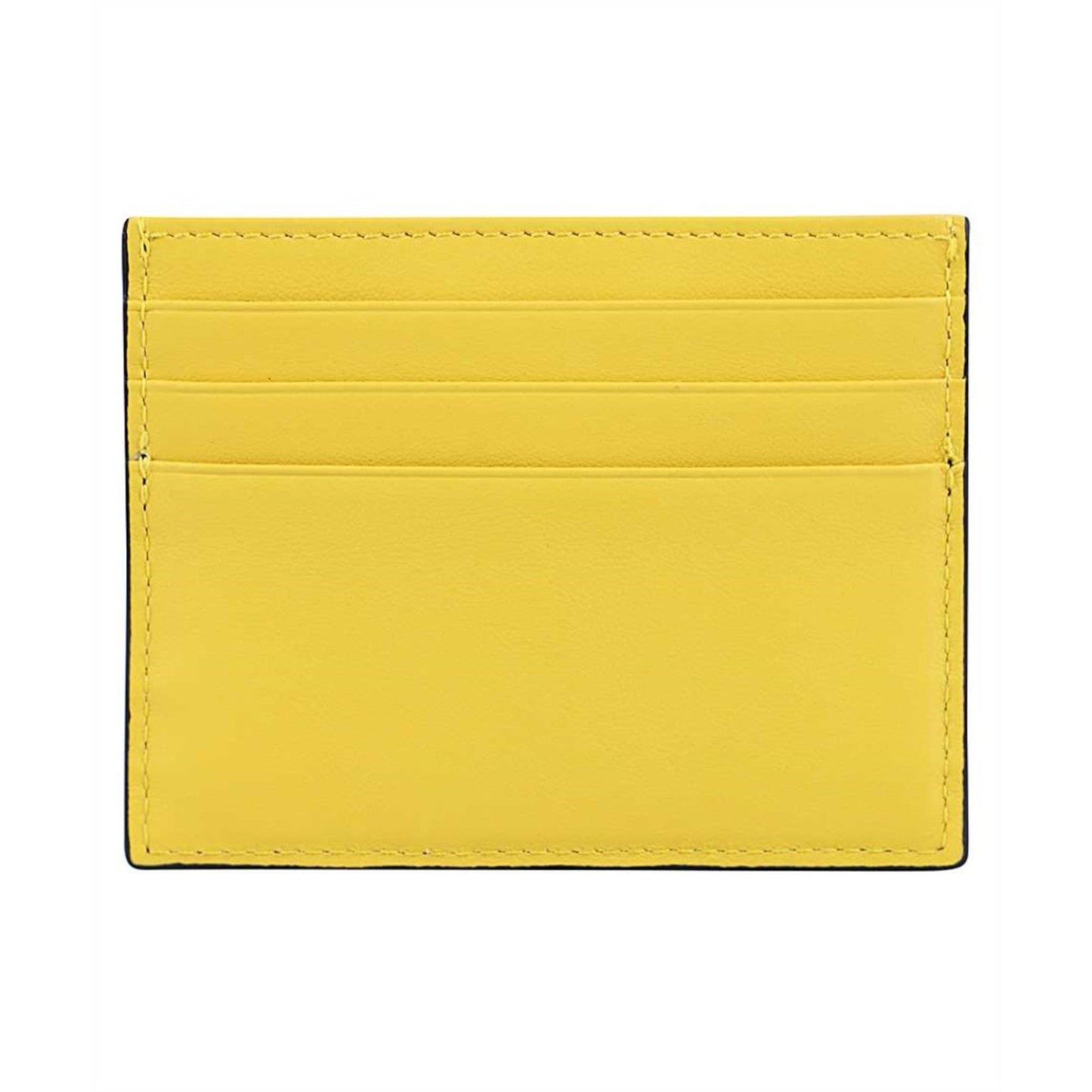 Fendi Camouflage Bugs Print Calf Leather Military Green Card Case