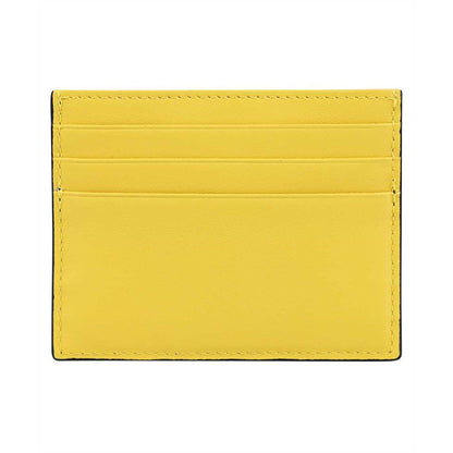 Fendi Camouflage Bugs Print Calf Leather Military Green Card Case
