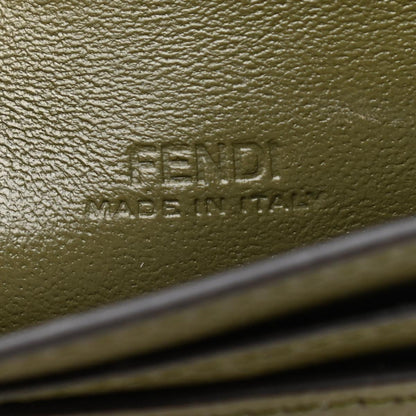 Fendi F is Fendi Asparago Leather Mini Chain Wallet Bag 8M0408