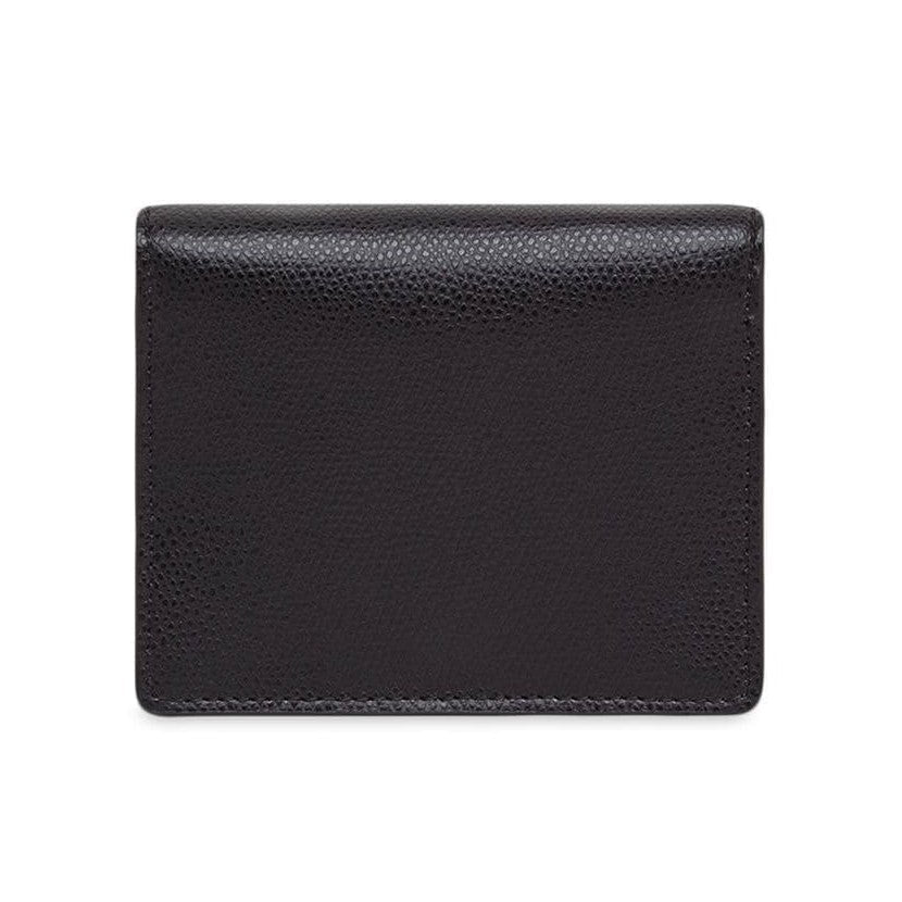 Fendi F is Fendi Black Leather Mini Chain Wallet Bag 8M0408