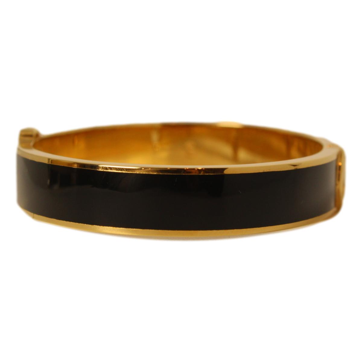 Fendi F is Fendi Brown Black Large Cuff Bracelet 8AG793