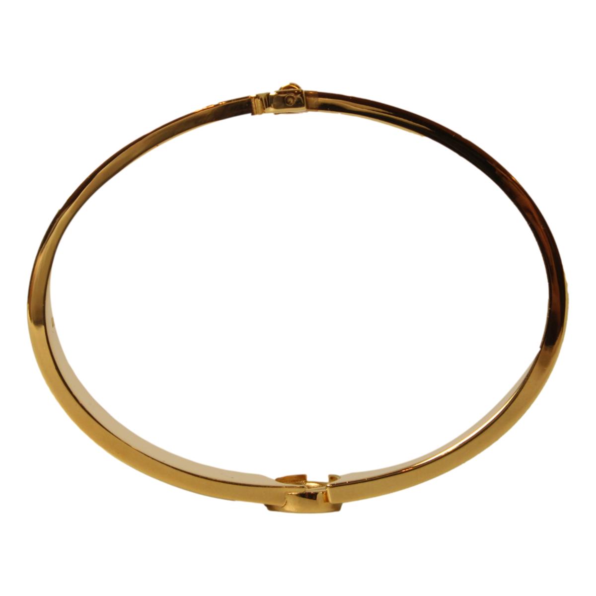 Fendi F is Fendi Brown Black Medium Cuff Bracelet