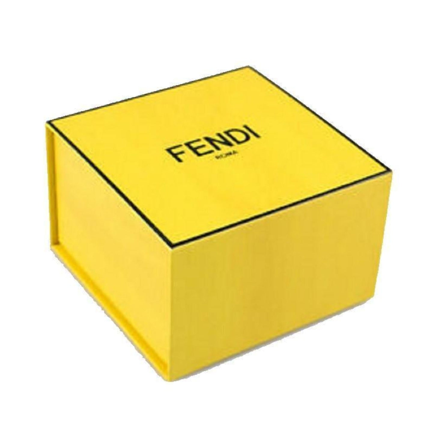 Fendi FF Embroidered Brown Pink Yellow Kit Bracelet