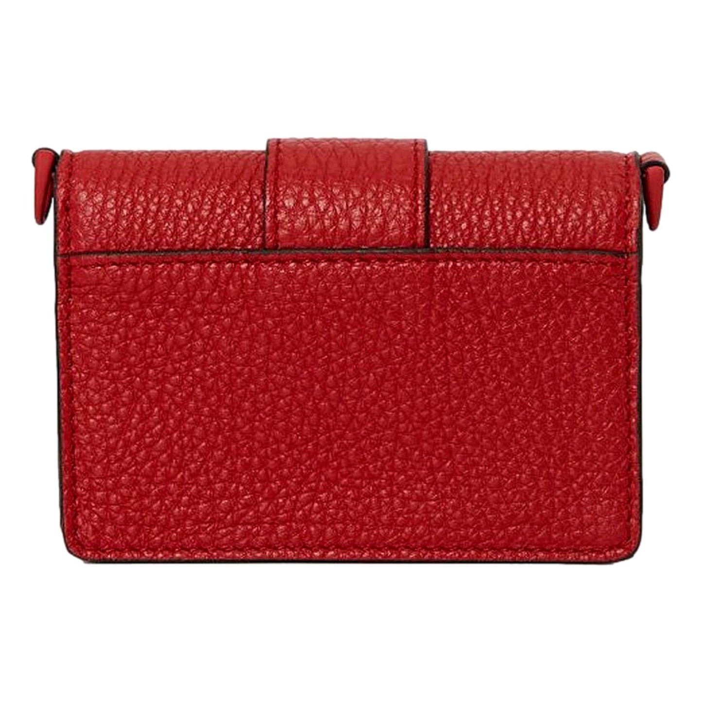 Fendi Micro Baguette Cross Body Red Fuoco Leather