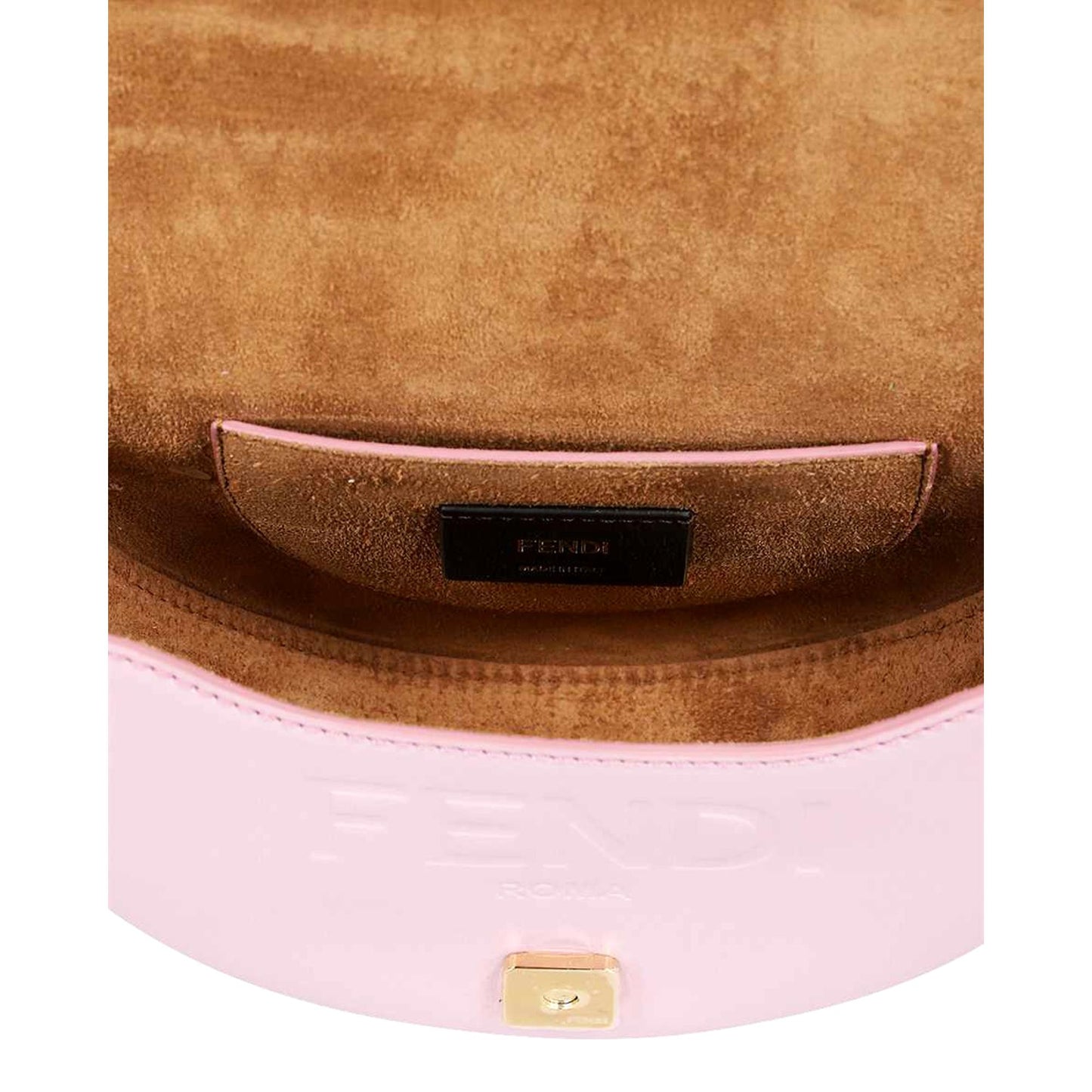Fendi Moonlight Lavanda Pink Leather Satchel Crossbody Bag