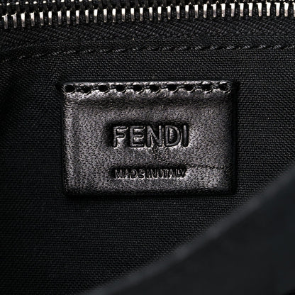 Fendi Pequin Baguette Black Nylon Belt Bag