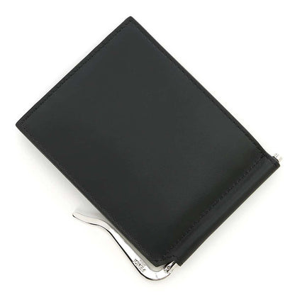 Fendi See You Bugs Black Smooth Calf Leather Money Clip Bifold 7M0281