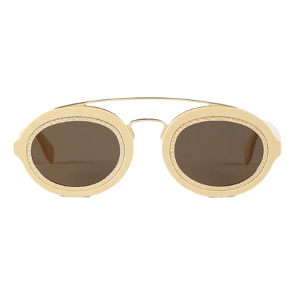 Fendi FF Men's Sunglasses Cream FOL548