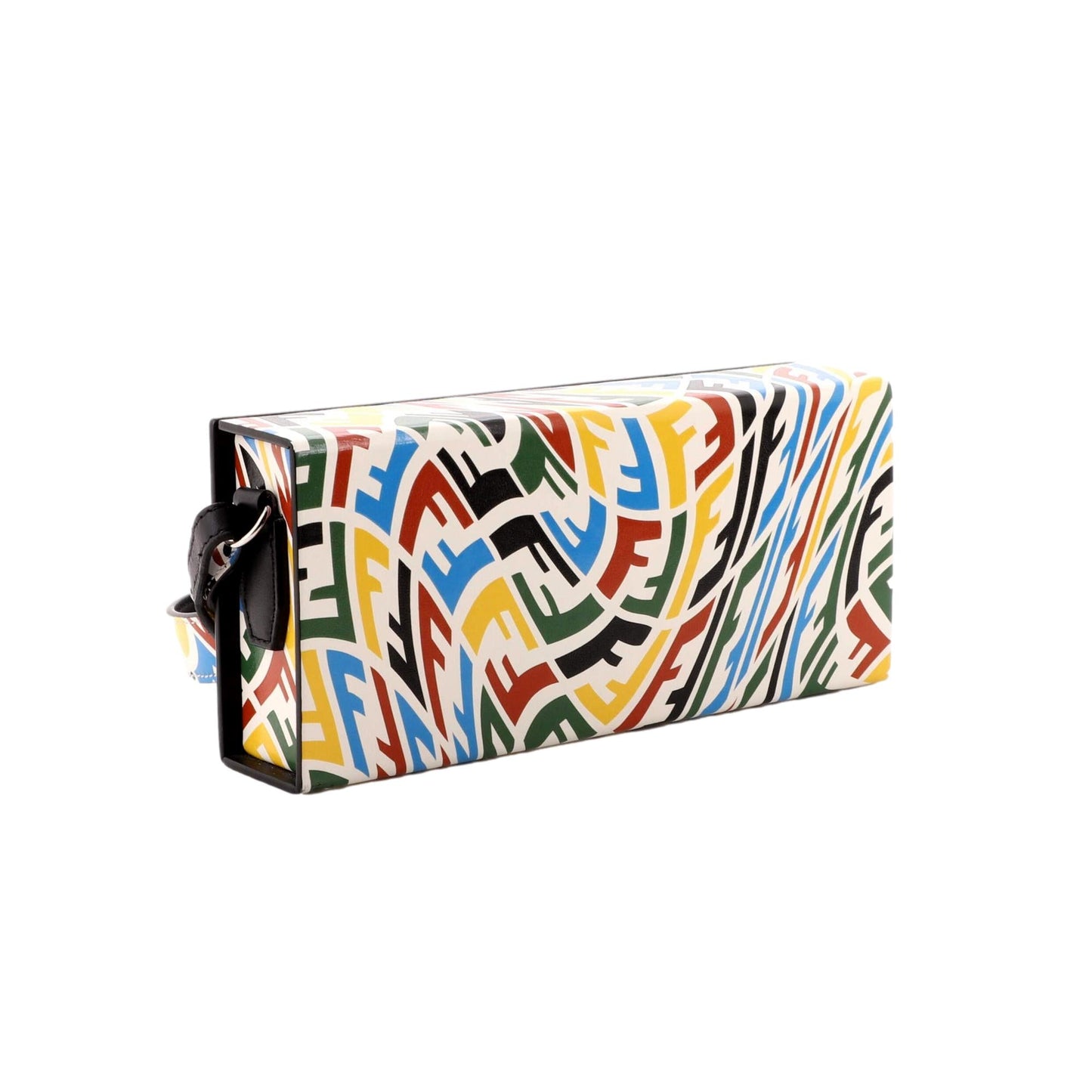 Fendi Vertigo Horizontal Box Multicolor Leather Shoulder Bag