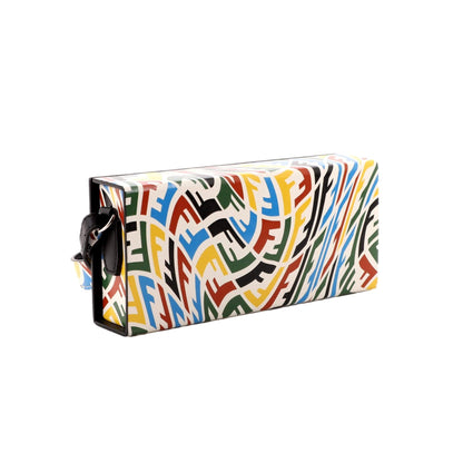 Fendi Vertigo Horizontal Box Multicolor Leather Shoulder Bag