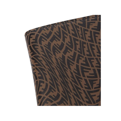 Fendi x Sarah Coleman FF Vertigo Brown Black Bifold Wallet 7M0169
