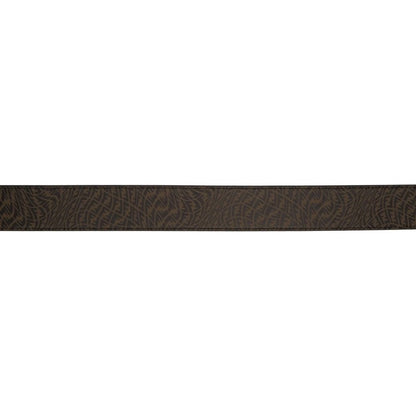 Fendi x Sarah Coleman FF Vertigo Brown Leather Belt 85/34 7C0403