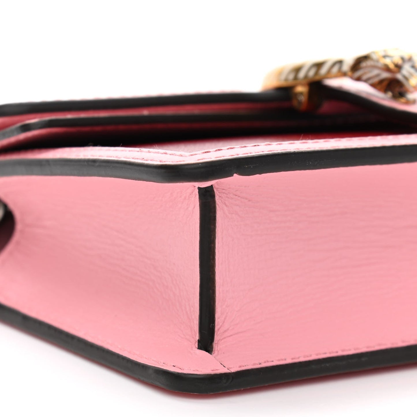 Gucci Dionysus Red Pink Calfskin Leather Super Mini Shoulder Bag 476432