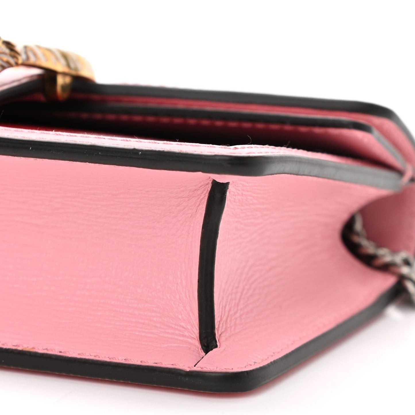 Gucci Dionysus Red Pink Calfskin Leather Super Mini Shoulder Bag 476432