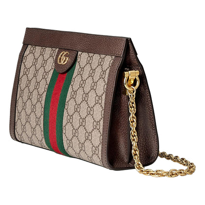 Gucci GG Canvas Ophidia Small Webstripe Shoulder Bag