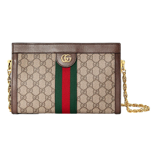 Gucci GG Canvas Ophidia Small Webstripe Shoulder Bag