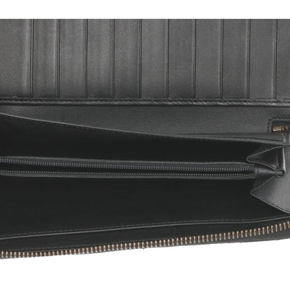 Gucci GG Marmont Black Matelasse Leather Continental Zip Wallet