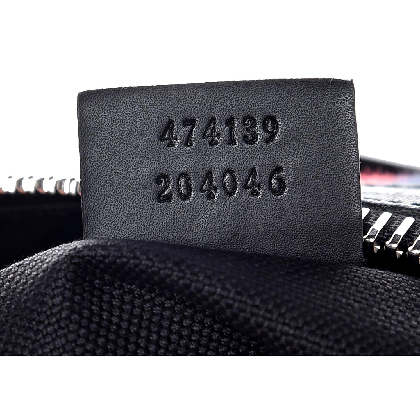 Gucci GG Supreme Black Canvas Stripe Messenger Bag